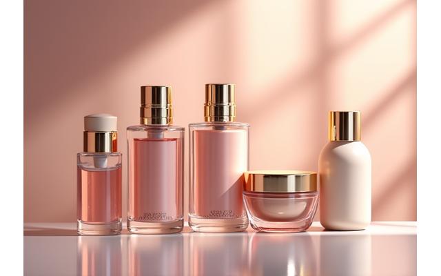 豪華な化粧品のパッケージ